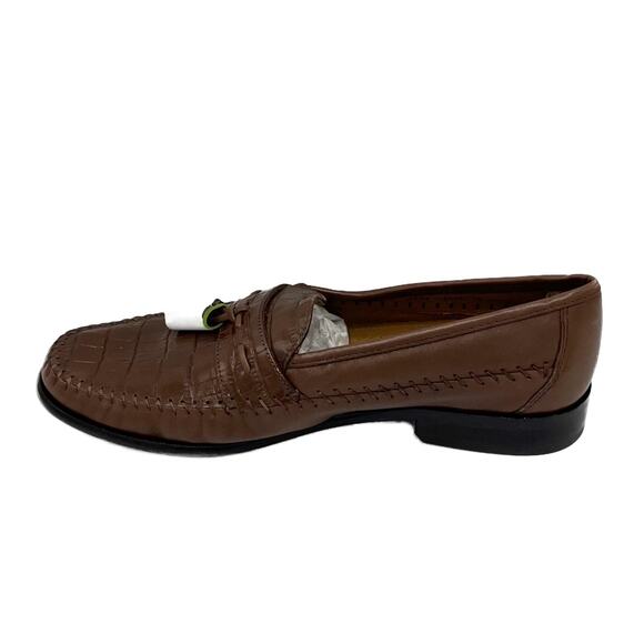 Florsheim Men's Pisa Moc Toe Tassel Loafer in Cognac Size 9.5D - Picture 3 of 8